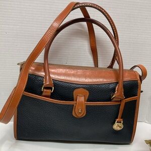 VINTAGE DOONEY & BOURKE LEATHER TWO Way BAG ,Hand & Shoulder Bag